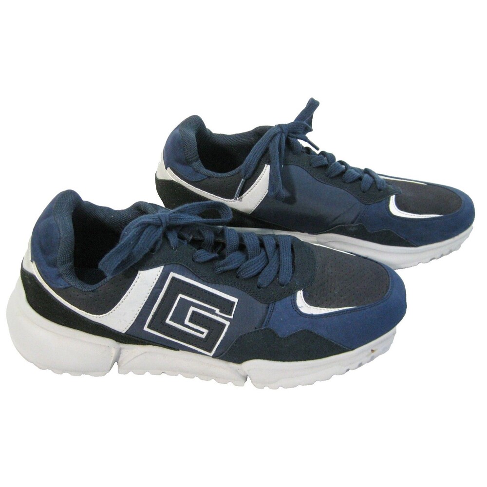 Guess Shoes Mens Size 12 Blue Athletic Sneakers Shazz Running Walking Fitness